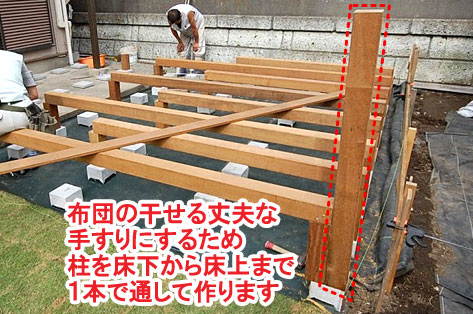 神奈川県藤沢市M様 ハードウッド イタウバ ウッドデッキ施工事例